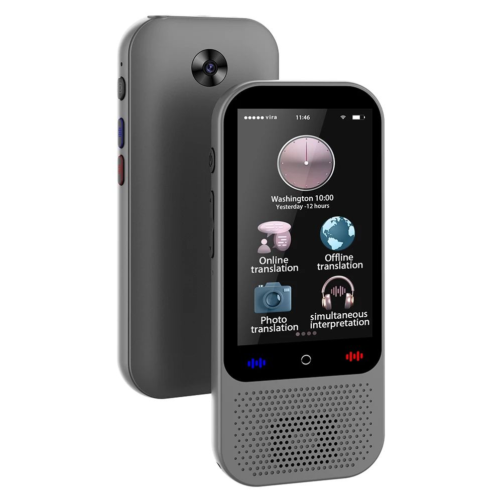 Lisslune | S80 Pro Portable Language Translator – 138 Language Voice Translation, 16 Offline Modes & ChatGPT Integration