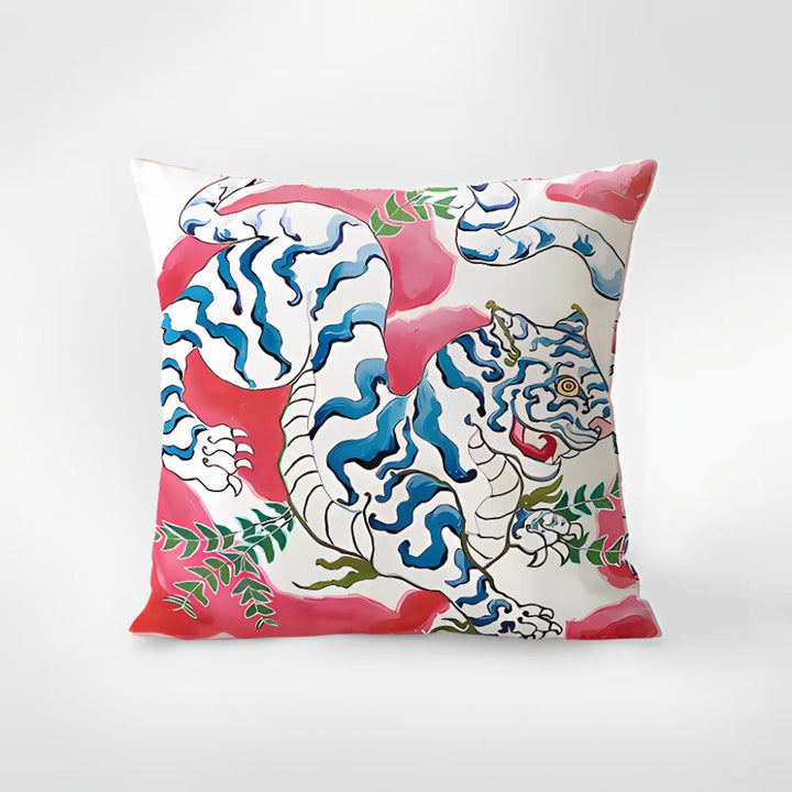 Lisslune | Zebra Tapestry Tassel Cushion Cover