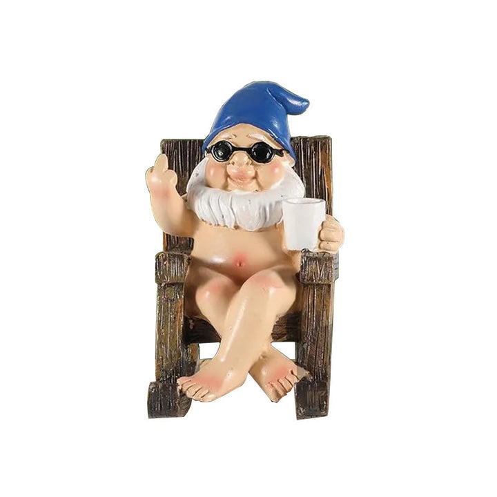 Lisslune | Cheeky Garden Gnome Funny Statue
