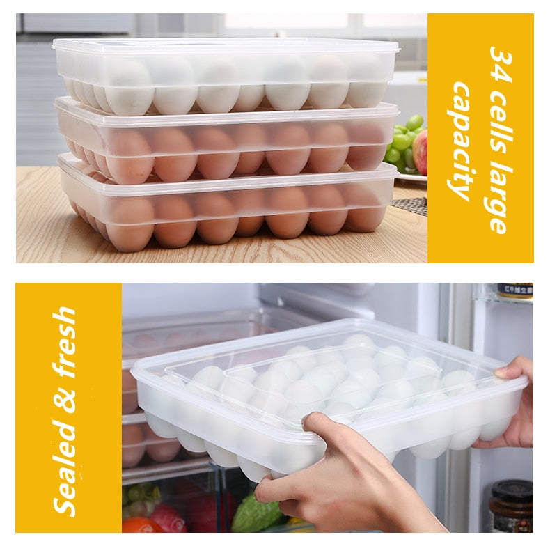 Lisslune | Japanese-Style Plastic Duck Egg Storage Box