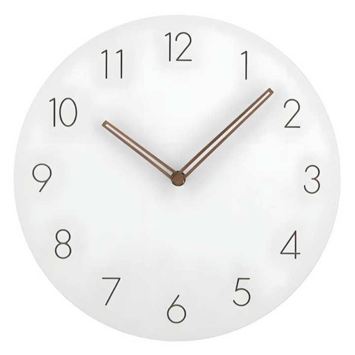 Lisslune | Large Wooden Wall Clock – Minimalist Design with Silent Movement