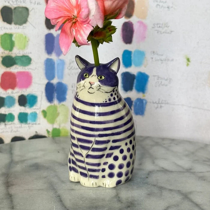 Lisslune | Dotted Cat Vase