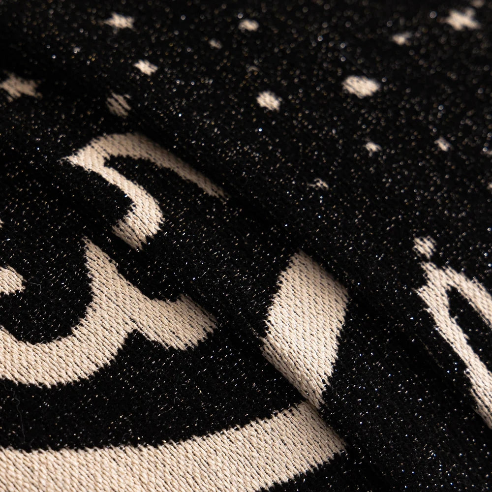 Lisslune | Cursive Glittering Chenille Sofa Cover