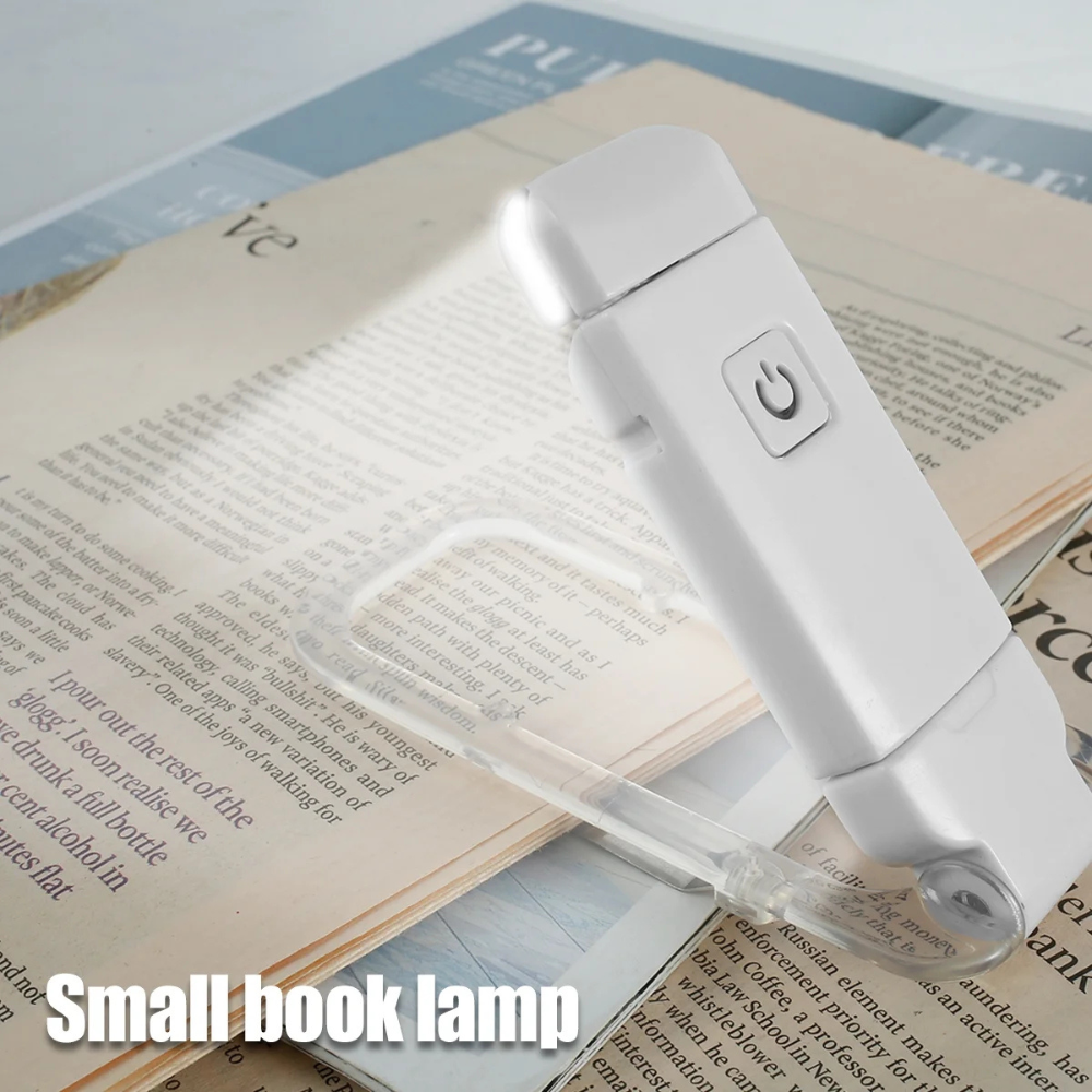 Lisslune | Book Reading Lights - Adjustable LED Clip-on Rechargeable Book Light, USB Powered for Reading in Bed, Best for Bookworms and Kids