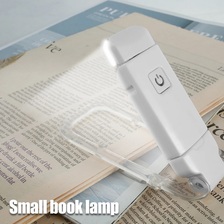 Lisslune | Book Reading Lights - Adjustable LED Clip-on Rechargeable Book Light, USB Powered for Reading in Bed, Best for Bookworms and Kids