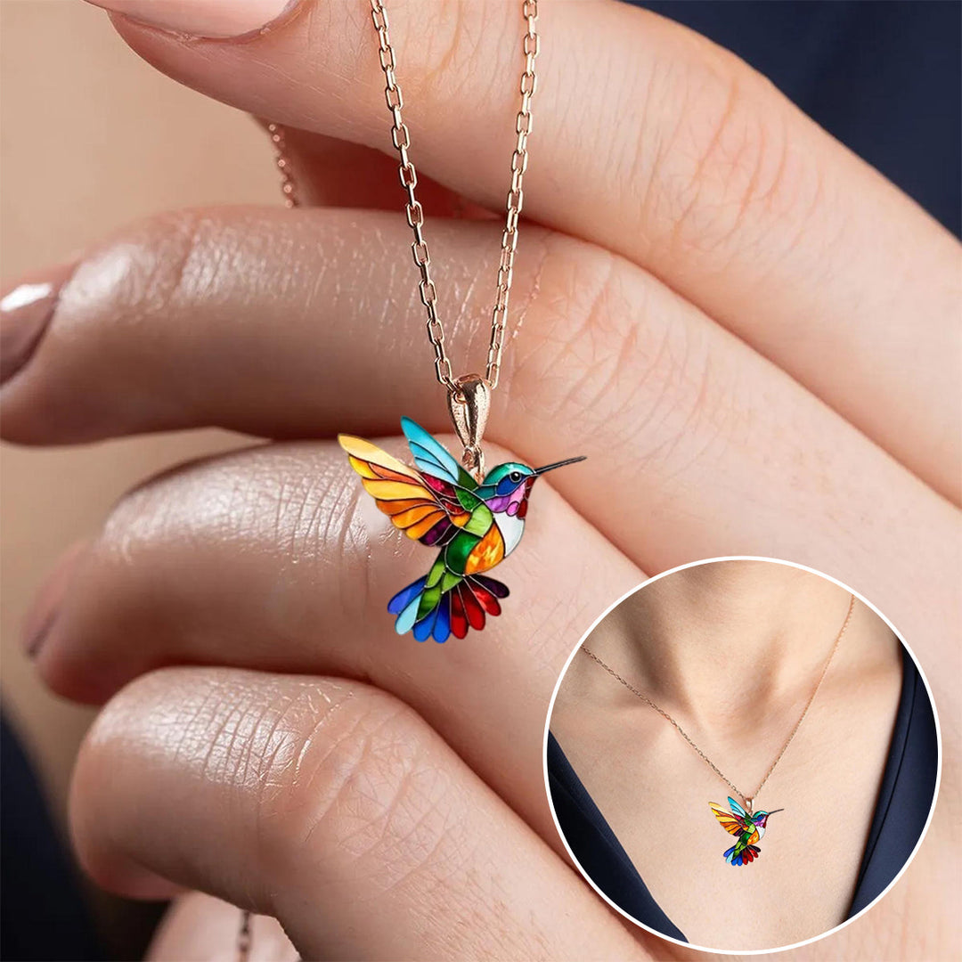 Lisslune | Colibri Charm – Colorful Necklace with Symbolic Meaning