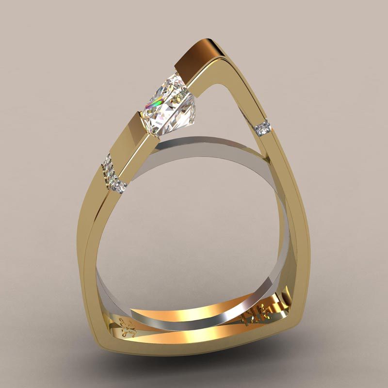 Lisslune | Fashion New Ring With Red Stones For Women Vintage Crystal Zircon Rings