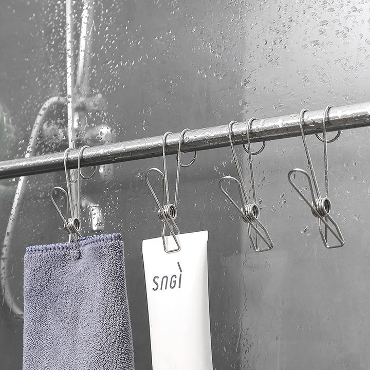 Lisslune | Hook wire clip made of stainless steel (10 pieces)
