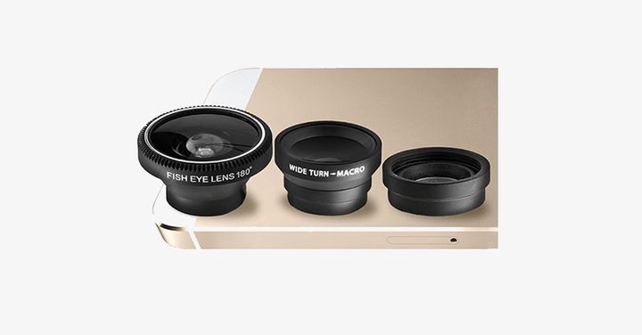 Lisslune | 3-piece camera lens attachment set for smartphones – Take better pictures!