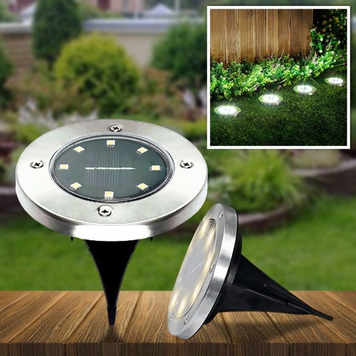 Lisslune | 3 Piece Solar Ground Lights – Elegant Outdoor Lighting without Cables