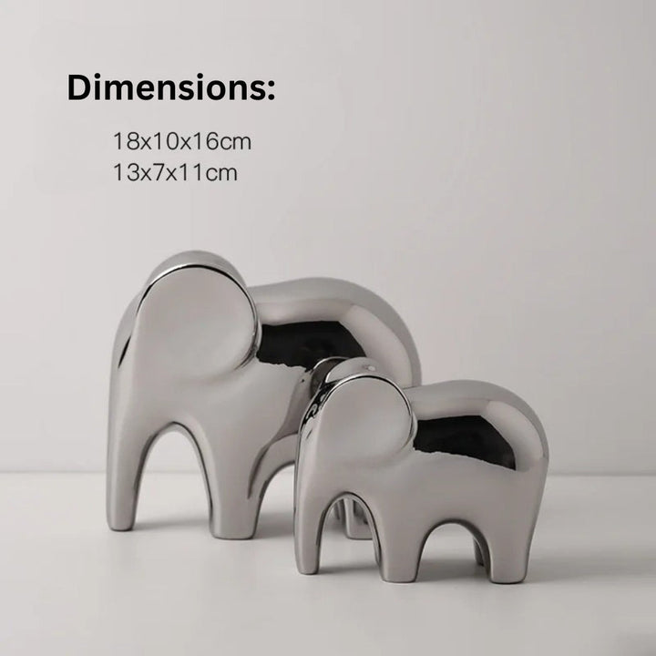 Lisslune | Glossy Modern Elephant Figurine