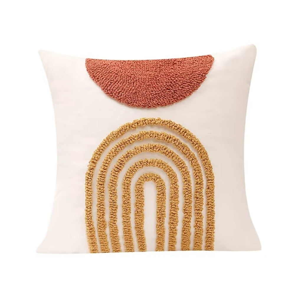Lisslune | Eden Geometric Embroidery Cushion Cover