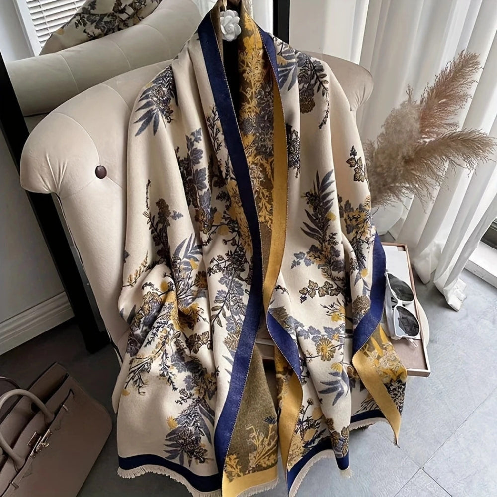 Lisslune | Nuvé Floral Soft Double Sided Scarf
