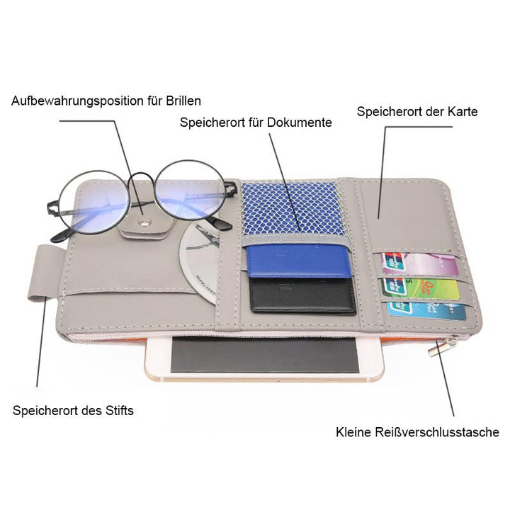 Lisslune | All-in-One Car Sunshade Organizer