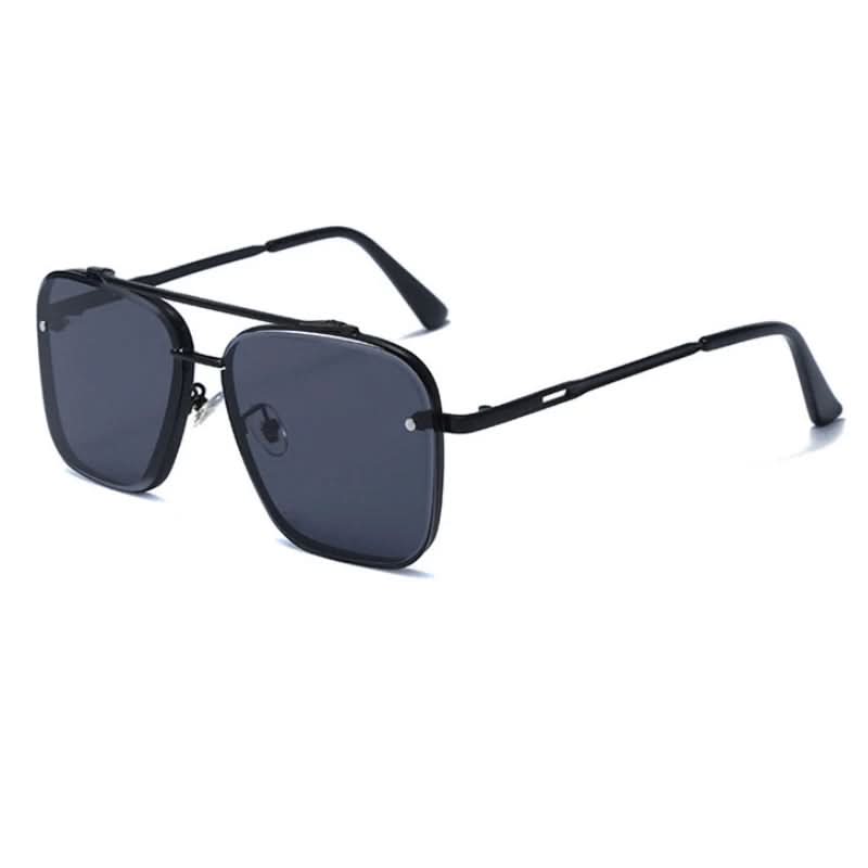 Lisslune | Men’s Gradient Lens Sunglasses with Large Metal Frame