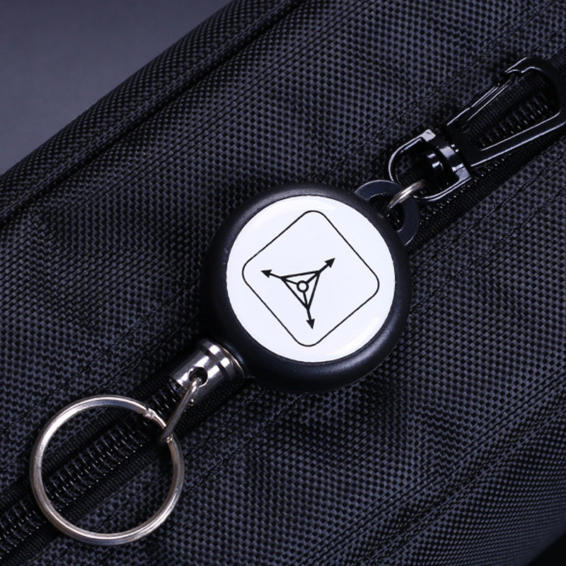 Lisslune | Keychain with retractable wire cable