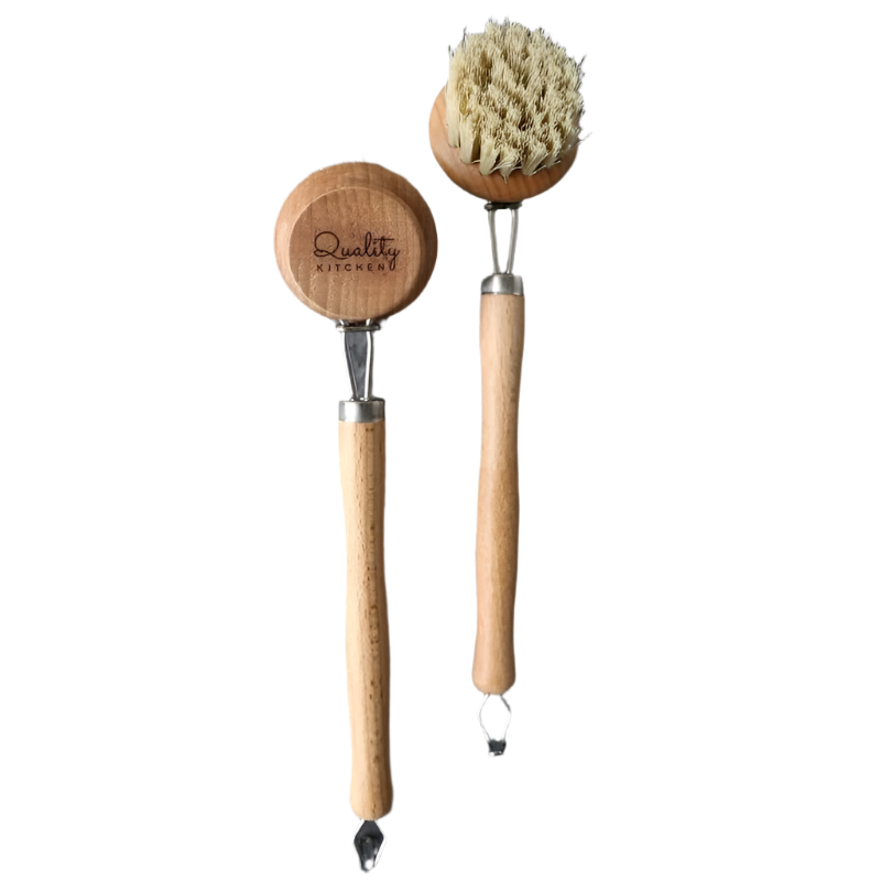Lisslune | ScrubNest Durable Dish Brush with Short Round Handles