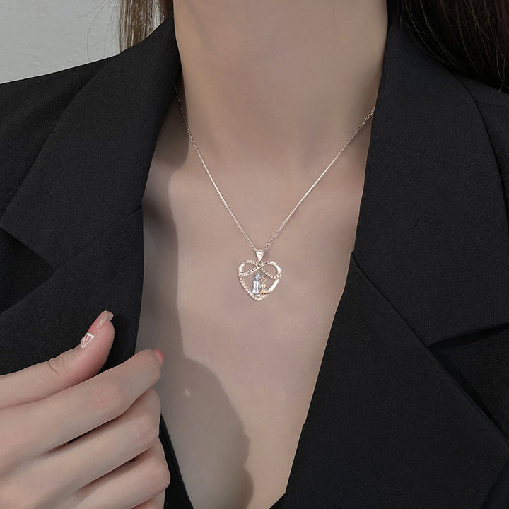 Lisslune | Love You Forever Heart Necklace