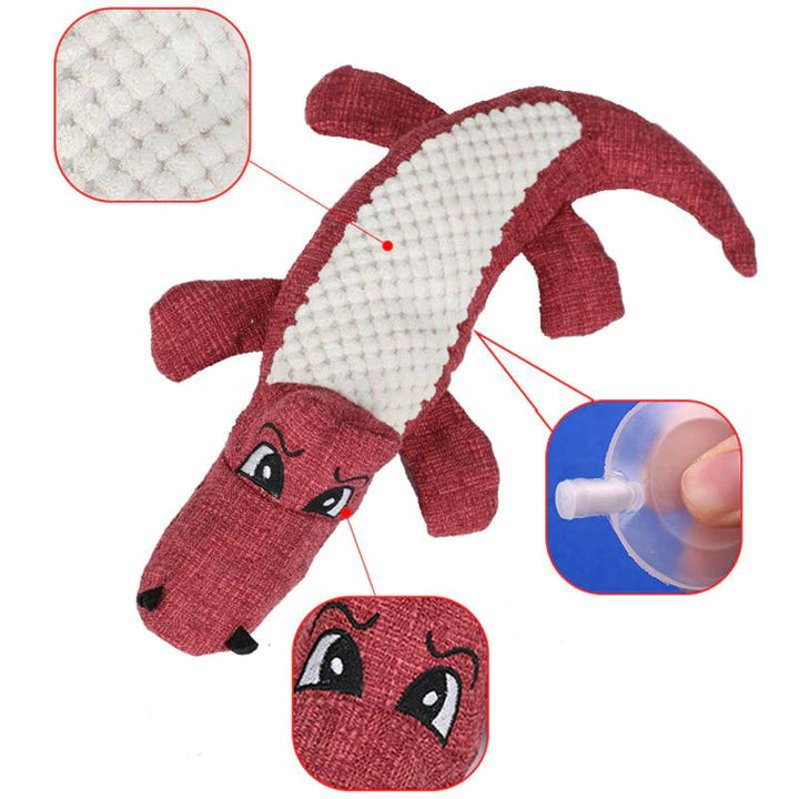 Lisslune | Dog Toy Plush Crocodile