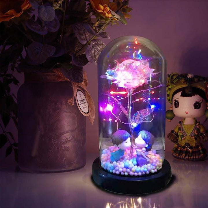 Lisslune | Sparkling rose ornaments enchant romantically