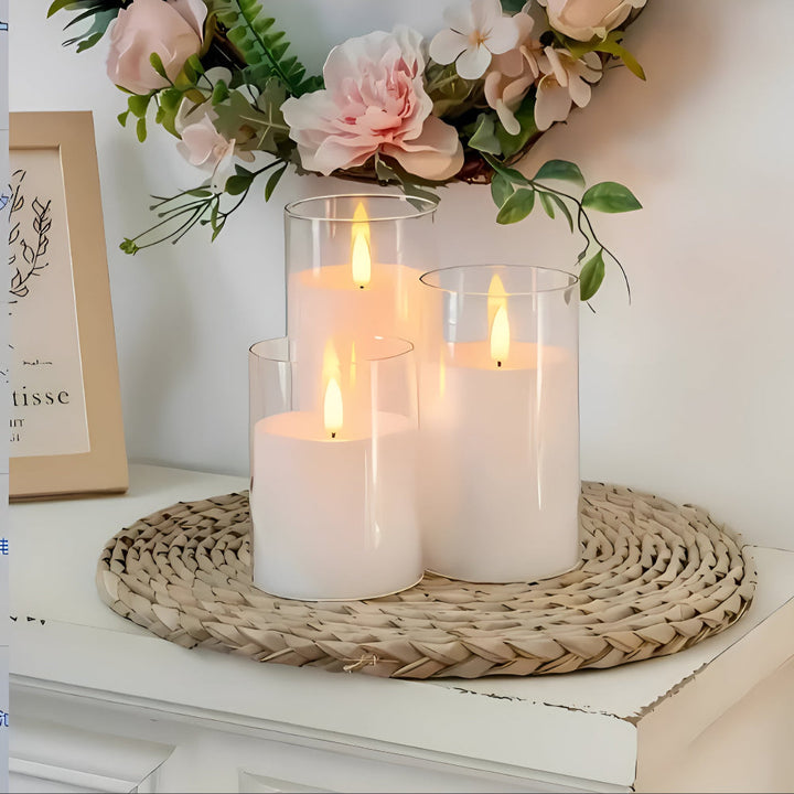 Lisslune | Ethereal 3D Flameless Candle | 3pcs Set