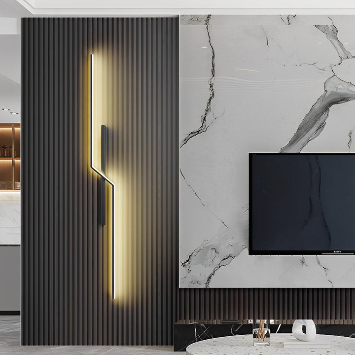 Lisslune | Lines Creative LED Modern Minimalist Wall Lamp Decorative Wall Lights Lighting