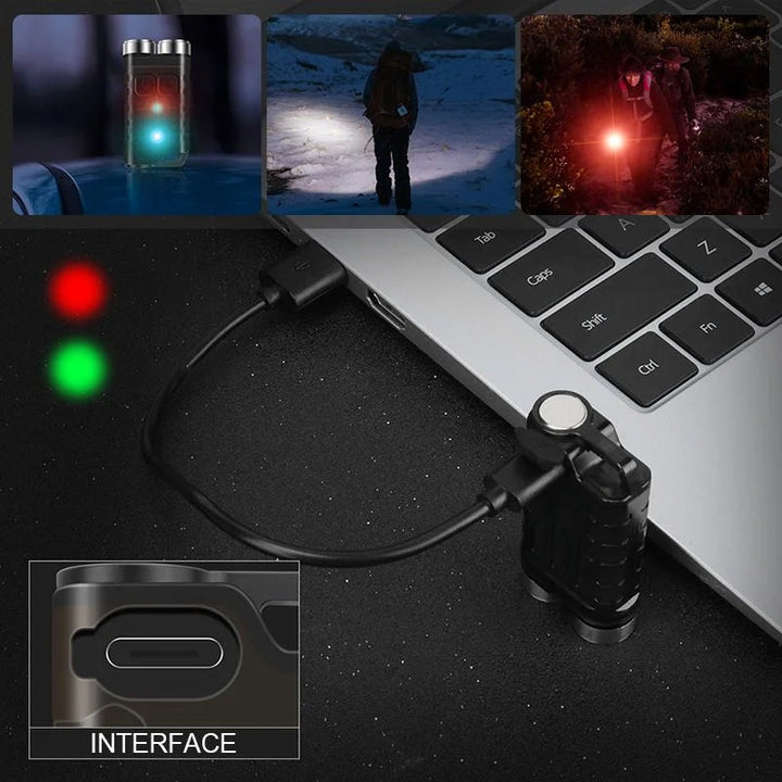 Lisslune | Magnetic Mini Keychain Flashlight