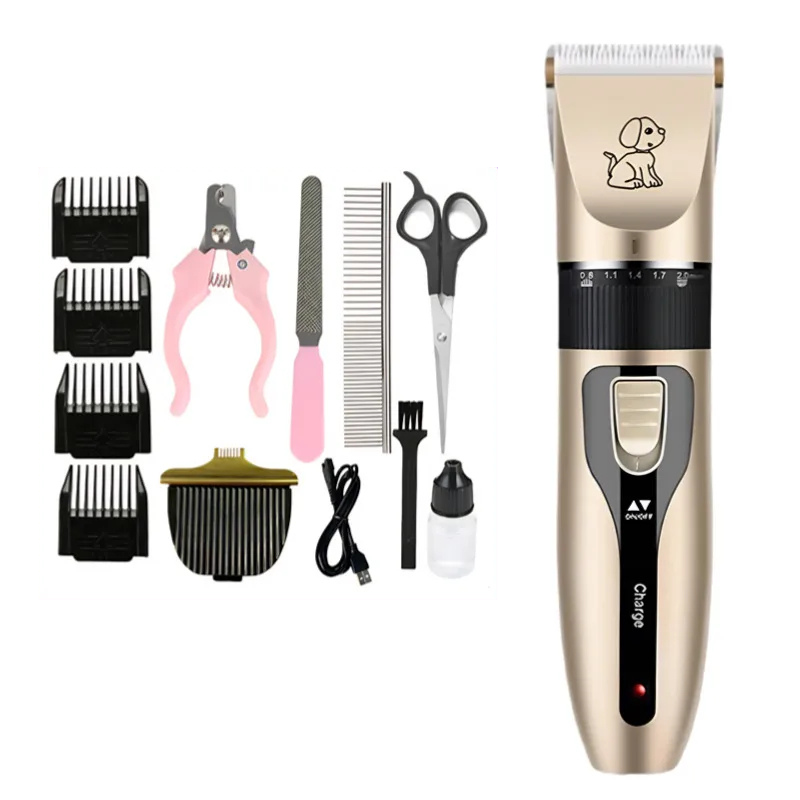 Lisslune | Whisper-Quiet Dog Grooming Clippers | Long-Lasting Battery & Precision Blades for Stress-Free Pet Care