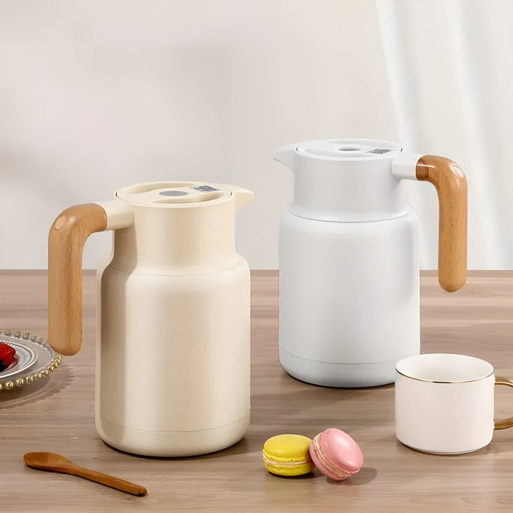Lisslune | Classic Wooden Handle Thermal Carafe