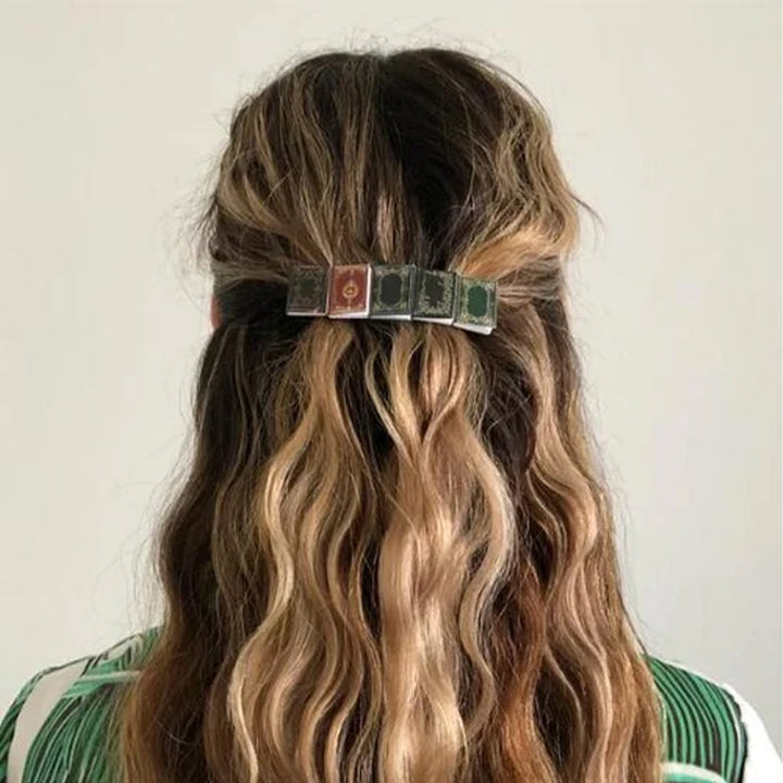 Lisslune | Miniature Book Hairpin Barrette