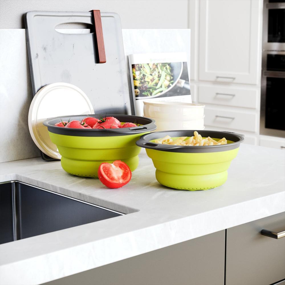 Lisslune | Silicone Foldable Drain Basket/Laundry Basket