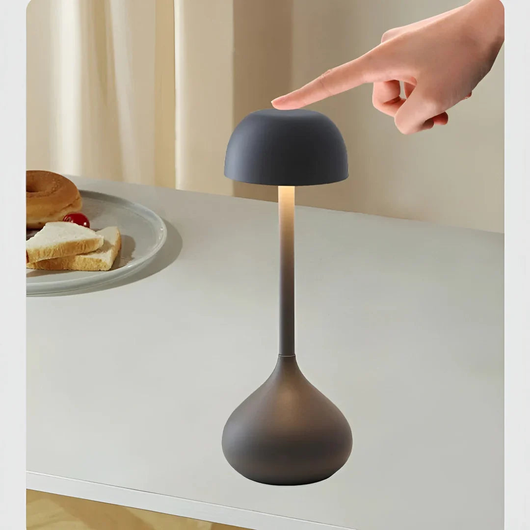 Lisslune | Cordless Dimmable Mushroom Table Lamp
