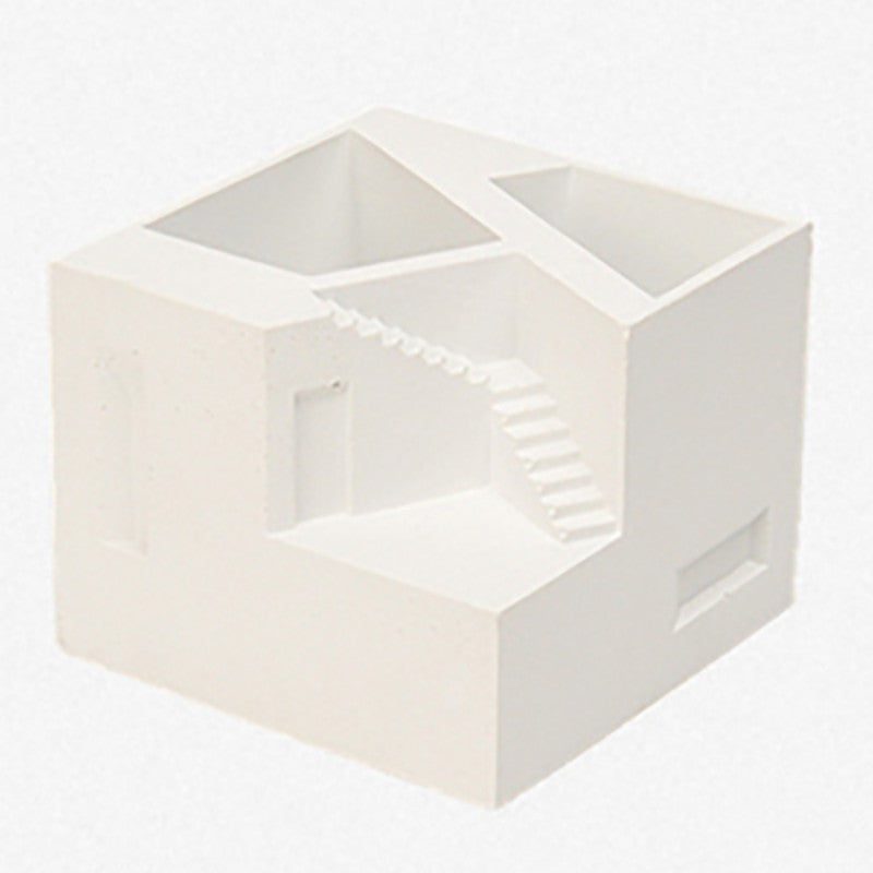Lisslune | Creative Miniature Building Pen Holder & Desktop Decoration, for Pencils, Makeup Brushes, Toothbrushes & More