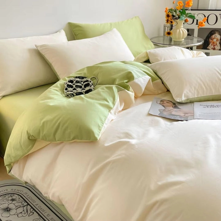 Lisslune | Lustova Cotton Duvet Cover | 3pcs Set
