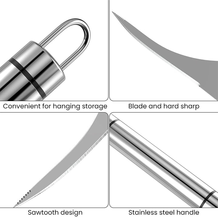 Lisslune | Stainless Steel Shrimp Peeler Tool
