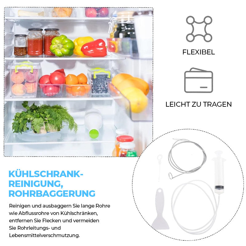 Lisslune | Cleaning the drain hole in the refrigerator