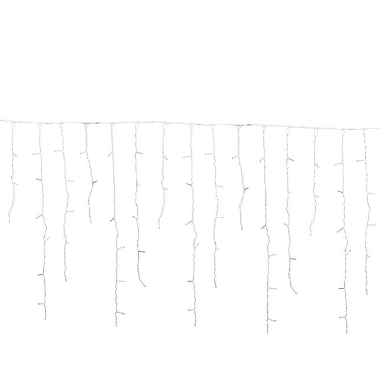 Lisslune | Quntis 50m (164FT) Outdoor Waterproof LED Christmas Curtain Lights – 36V Low Voltage Festival Icicle Lights for Event and Holiday Decoration