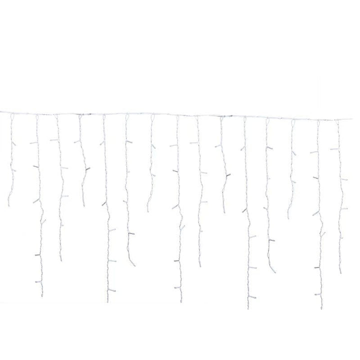 Lisslune | Quntis 50m (164FT) Outdoor Waterproof LED Christmas Curtain Lights – 36V Low Voltage Festival Icicle Lights for Event and Holiday Decoration
