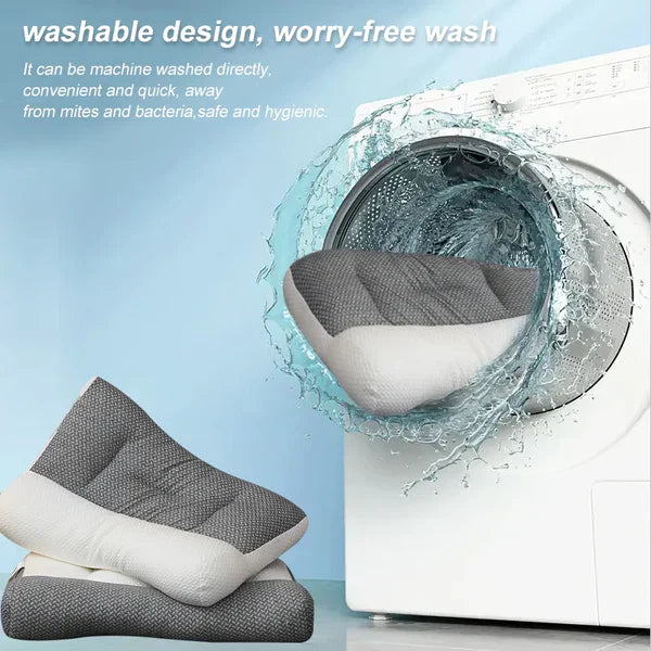 Lisslune | Ergonomic Orthopedic Neck Supporting Pillow – For Side and Back Sleepers