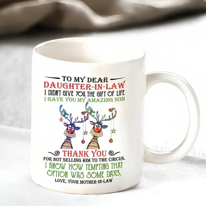 Lisslune | I have given you my amazing son - Best gift for daughter-in-law mugs