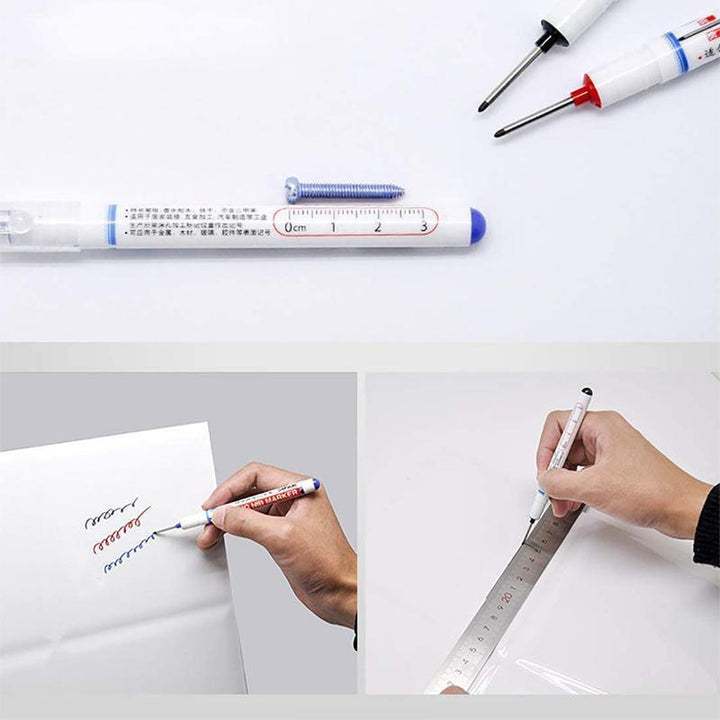 Lisslune | Long-Head Bathroom Woodworking Multipurpose Marker