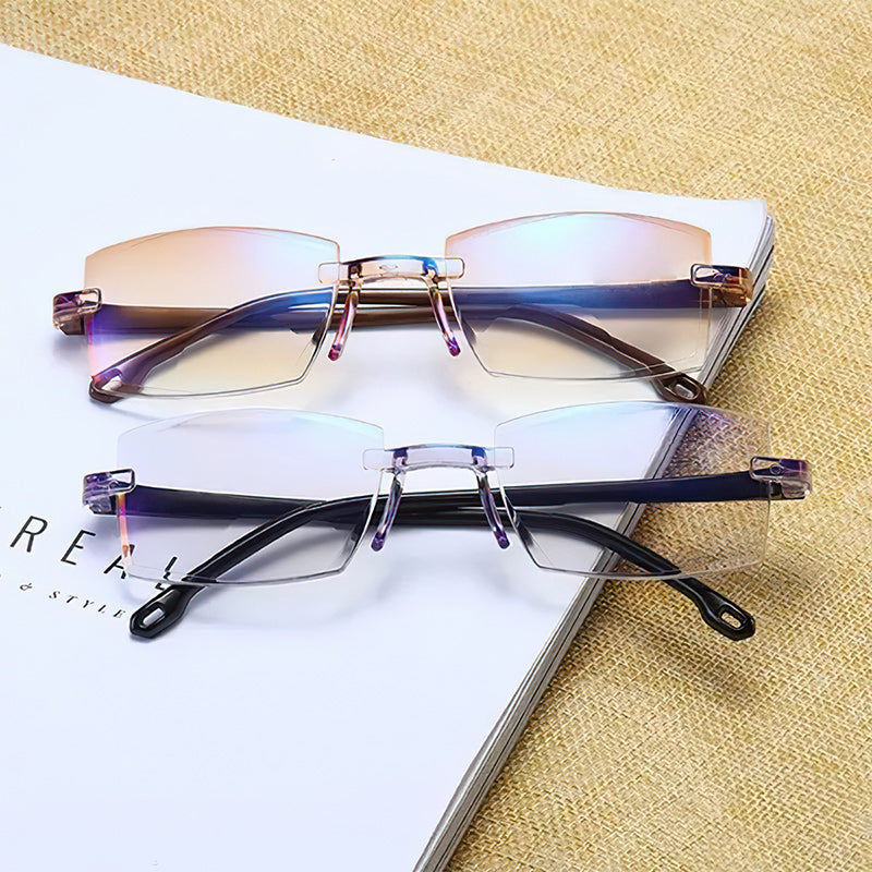 Lisslune | 2024 new high hardness anti-blue light sapphire reading glasses dual focus intelligent reading glasses
