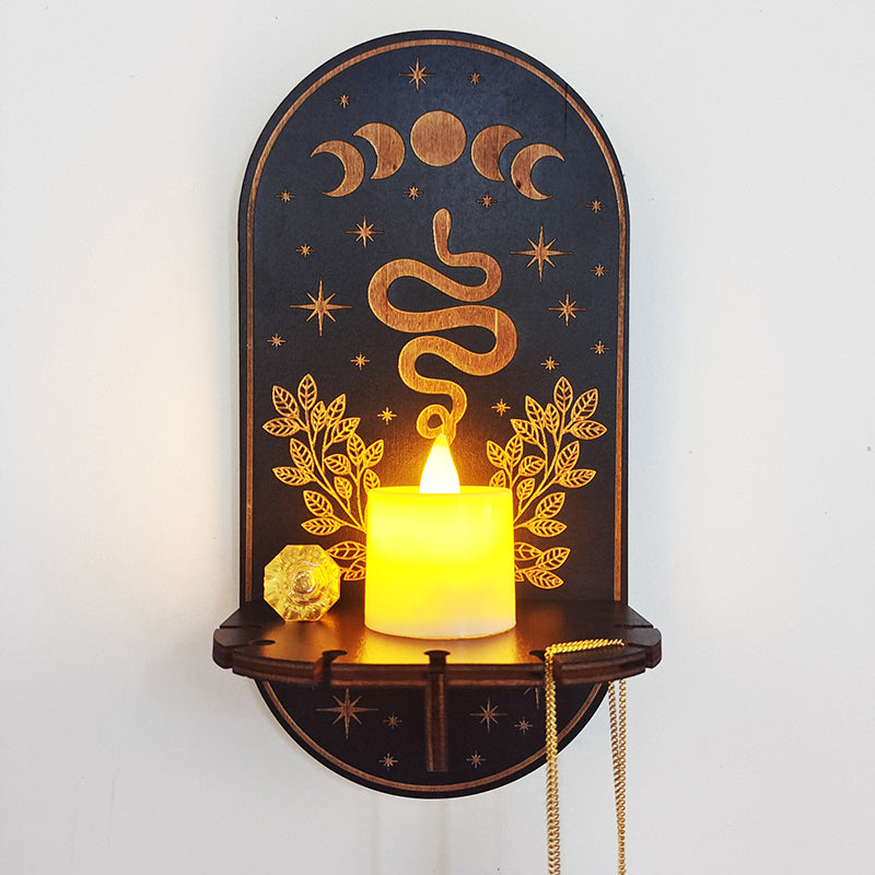 Lisslune | Creative Candle Holder Decoration Made of Wood