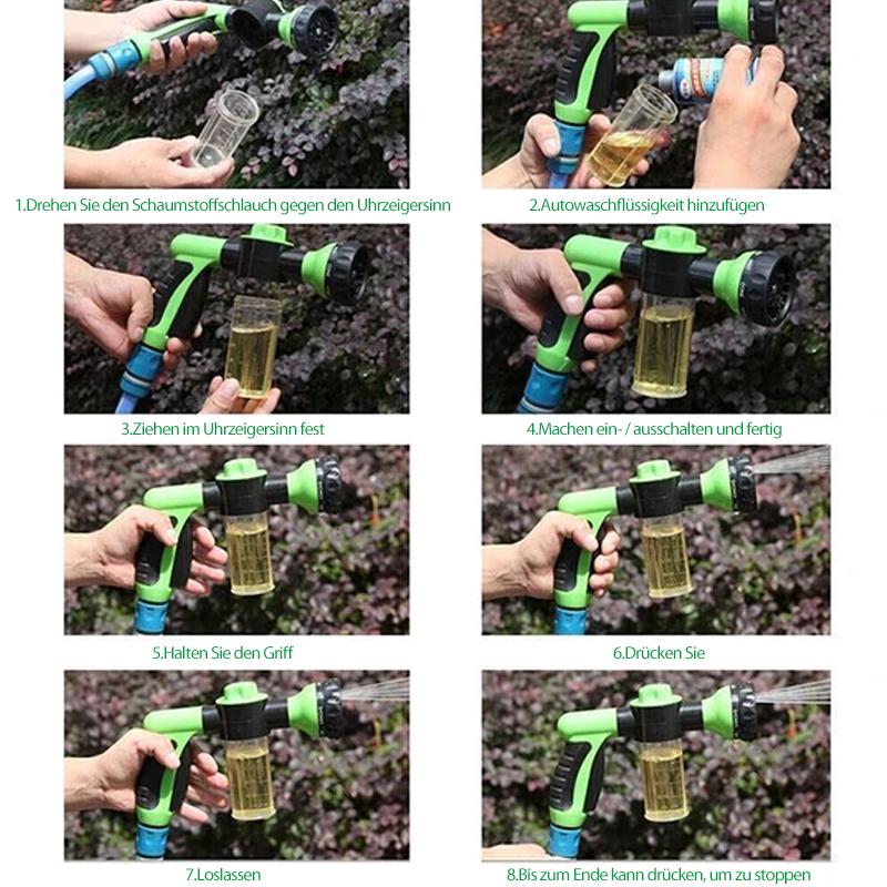 Lisslune | Multifunctional Foam Wash Gun