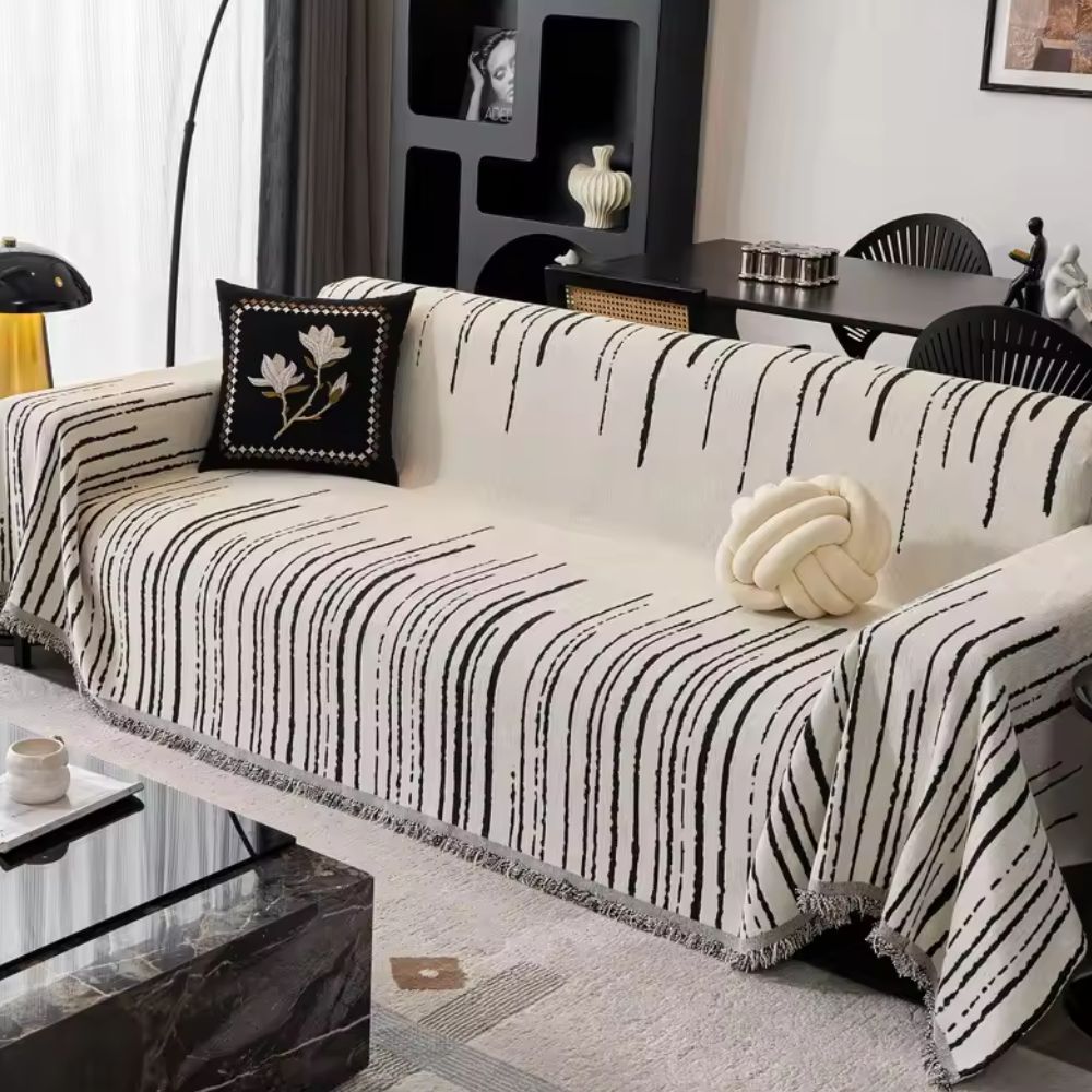 Lisslune | Velour Cascade Sofa Cover