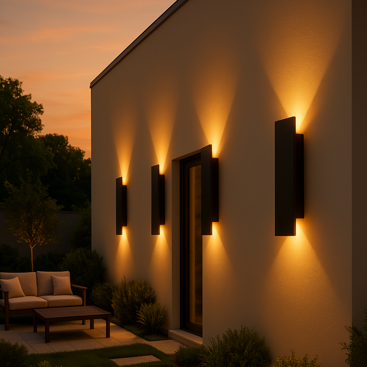 Lisslune | Streamline LED Outdoor Wall Light – Weatherproof IP65 – 4 Sizes Available