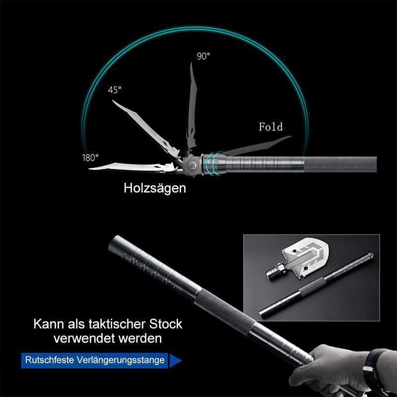 Lisslune | Portable Military Folding Shovel Outdoor Multipurpose Spade