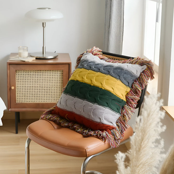 Lisslune | Colorful Radiance Knit Cushion