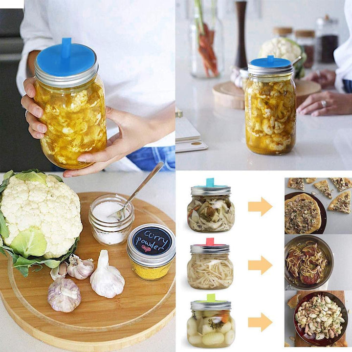 Lisslune | Silicone Fermenting Lids for Jars