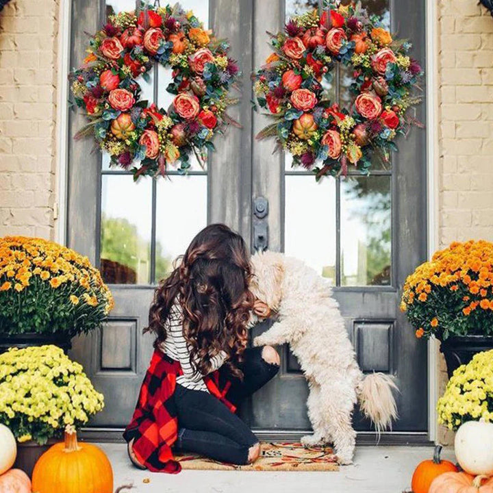Lisslune | Halloween Pumpkin Wreath